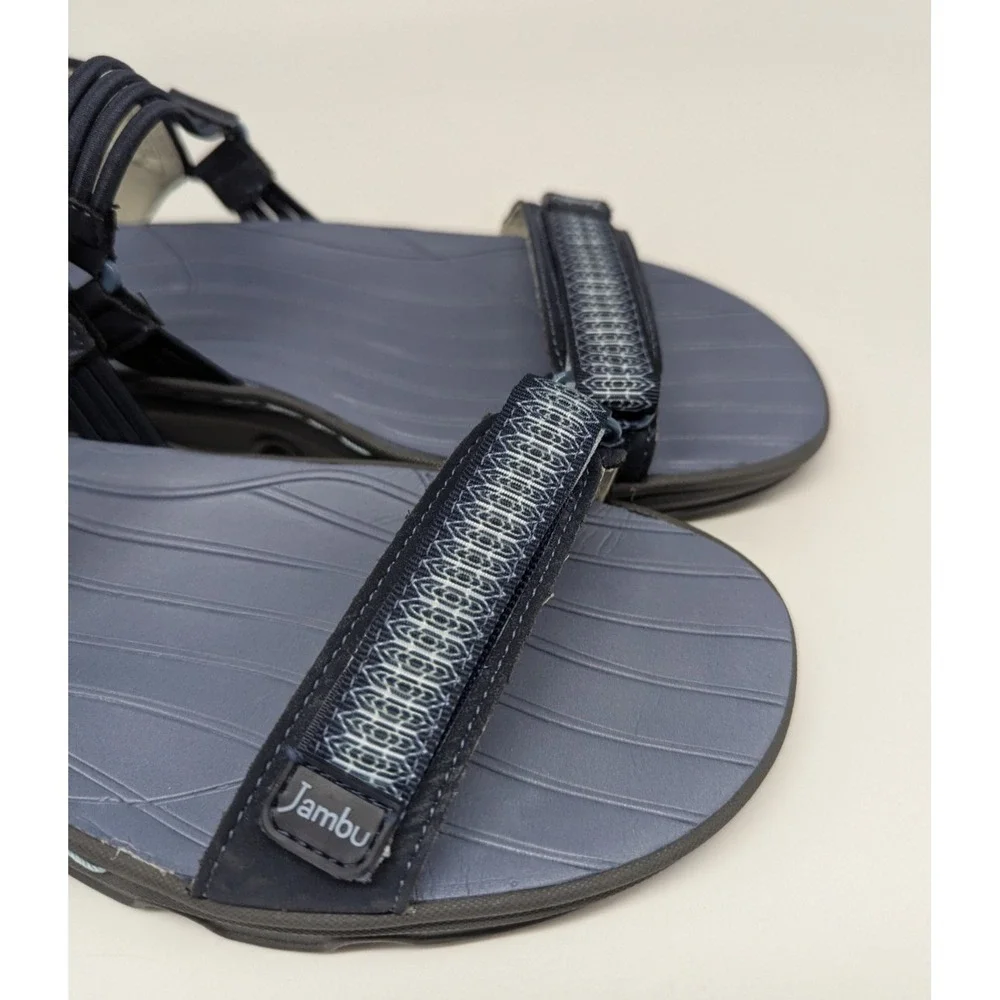 Jambu Seaside Water Ready Sandals Womens Sz 9.5 Strappy Hiking Walking Shoe